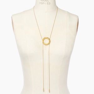 Madewell Sliding Ring Bolo Necklace